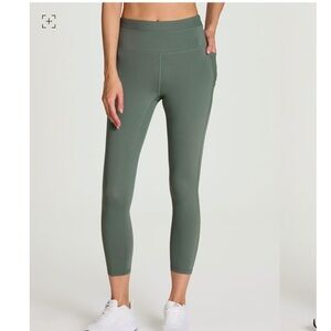 RBX Squat Proof Ankle Length Legging w/Rib Details and Cell Phone Pockets